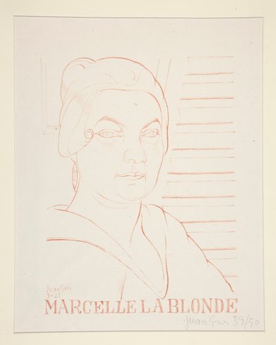 Marcelle La Blonde - Juan Gris