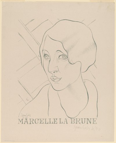 Marcelle la Brune - Juan Gris