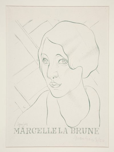 Marcelle la Brune - Juan Gris