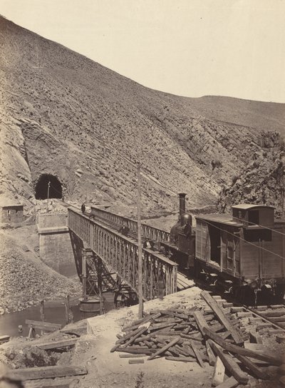 Pont et tunnel sur le Jalon, Madrid à Saragosse - Juan Laurent