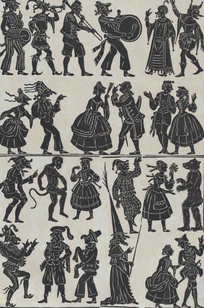 Feuille 7 de figures pour marionnettes d