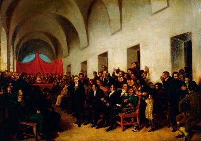 Cabildo en session, 22 mai - Juan Manuel Blanes
