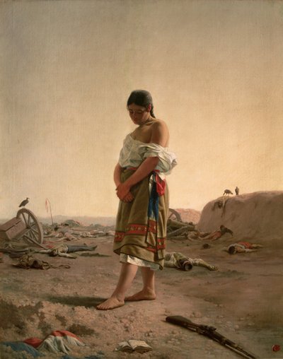 La Paraguayenne dans sa terre mère désolée - Juan Manuel Blanes