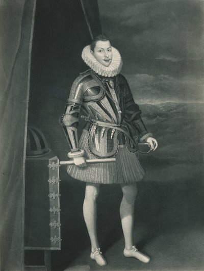 Philippe III en armure - Juan Pantoja de la Cruz