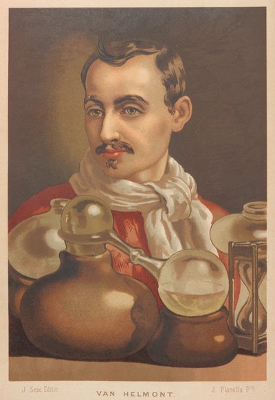 Portrait de Johan Baptista van Helmont 1580-1644, 1879 - Juan Planella y Rodríguez