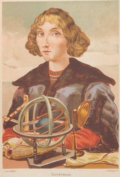 Portrait de Nicolas Copernic 1473-1543, 1879 - Juan Planella y Rodríguez