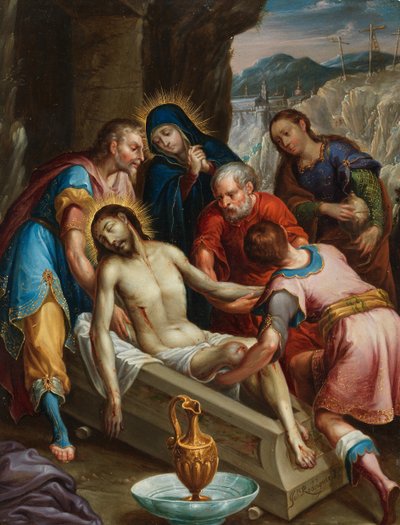 La Mise au tombeau du Christ, vers 1702 - Juan Rodríguez Juárez