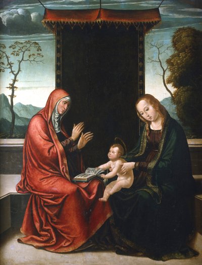 Sainte Anne, la Vierge et l