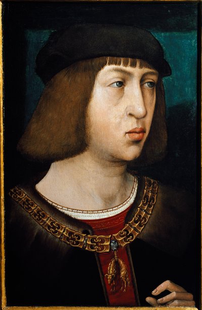 Portrait du roi de Castille Philippe Ier (Philippe de Habsbourg dit Philippe le Beau) - Juan de Flandes