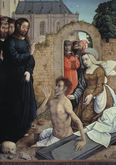 La Résurrection de Lazare - Juan de Flandes