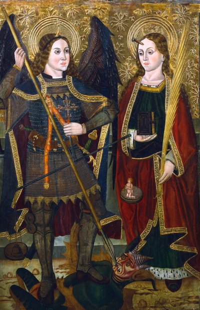 Saint Michel et Engracia, c1489-c1513 - Juan de la Abadia the Younger