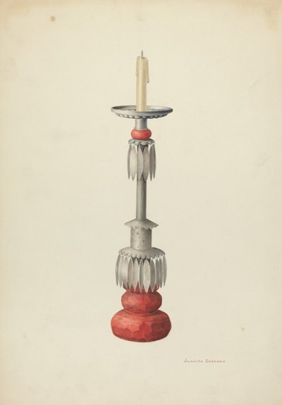 Chandelier (un de la paire), vers 1941 - Juanita Donahoo