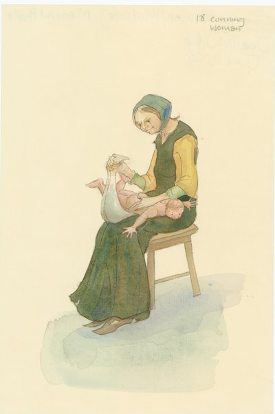Une femme rusée médiévale, également connue sous le nom de femme sage, 2004 - Judith Dobie
