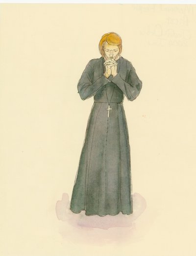 Un prêtre médiéval, 2004 - Judith Dobie