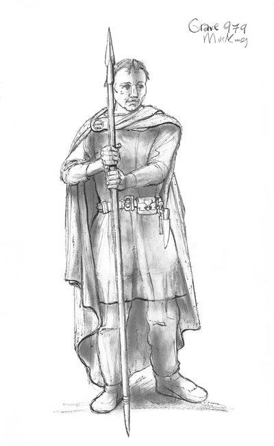 Homme anglo-saxon, 5e-10e siècle, vers 1990-2010 - Judith Dobie