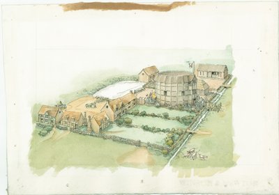 Théâtre de Burbage, New Inn Yard, Shoreditch, Hackney, Londres - Judith Dobie