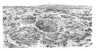 Mine de silex néolithique, Easton Down, Wiltshire - Judith Dobie