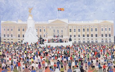 Foules autour du palais, 1995 - Judy Joel