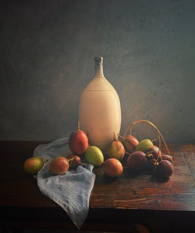 Nature morte élégante aux fruits de la passion - Judy Tseng