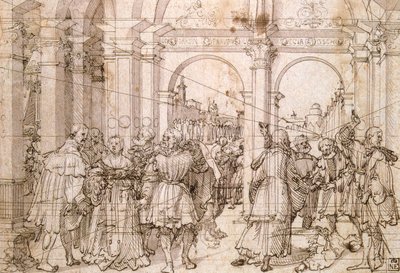 Le suicide de Lucrèce, début du 16ème siècle - Jörg Breu the Elder