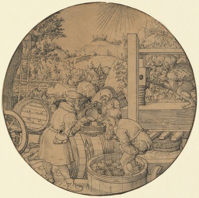 La récolte du vin (septembre) - Jörg Breu the Elder