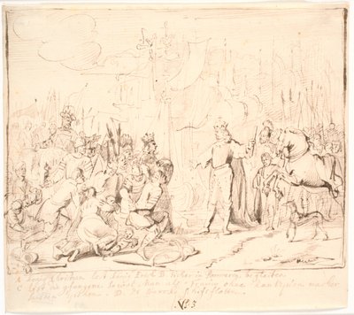 Christian I laisse le roi de Suède Erik partir pour la Poméranie en 1449 - Jürgen Ovens