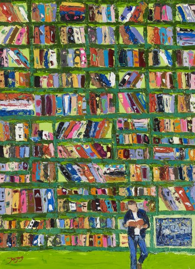 Lecteur de bibliothèque haut en couleur - Jukyong Park