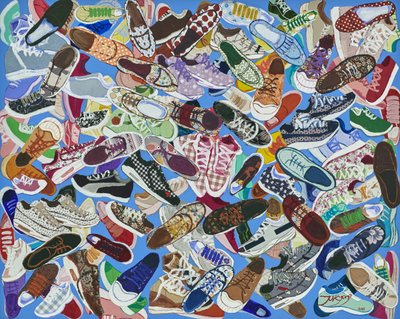 Collection de chaussures colorées - Jukyong Park