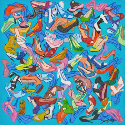 Collection de chaussures colorées - Jukyong Park