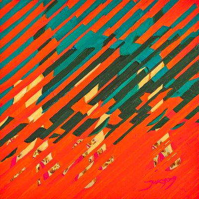 Rayures diagonales dynamiques - Jukyong Park