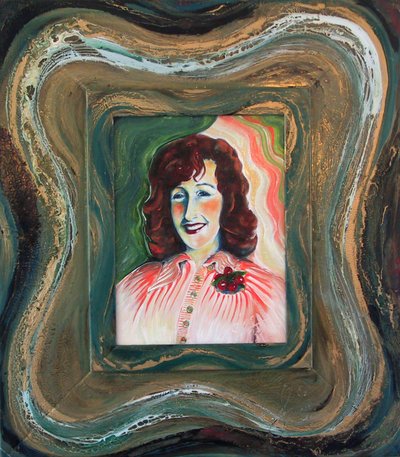 Dame avec une broche en cerise (Portrait) - JuleSimo
