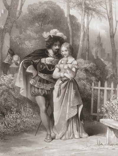 Faust et Gretchen. Faust et Marguerite. - Jules (after) David