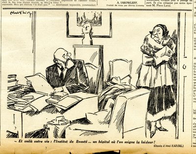 Candide, Satirique en N & B - Jules Abel Faivre