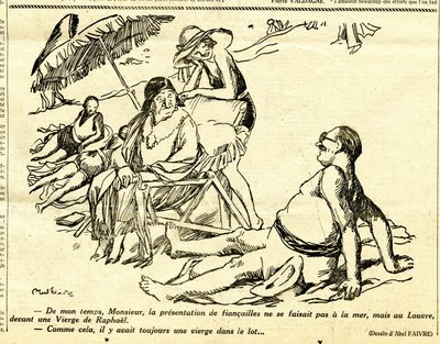 Candide, Satirique en N & B - Jules Abel Faivre