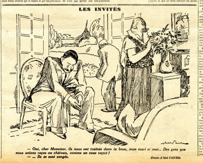 Candide, satirique en N & B - Jules Abel Faivre