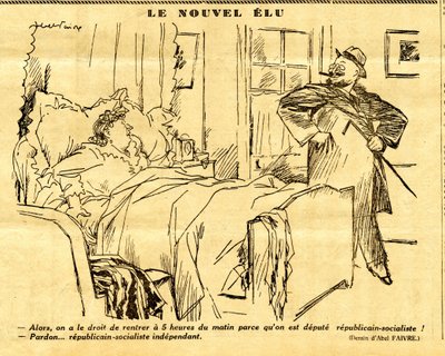 Candide, Satirique en N & B - Jules Abel Faivre