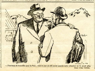 Candide, satirique en N & B - Jules Abel Faivre