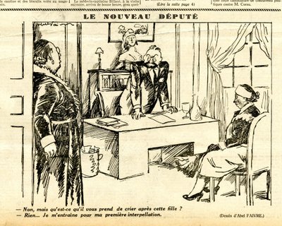 Candide, Satirique en N & B - Jules Abel Faivre