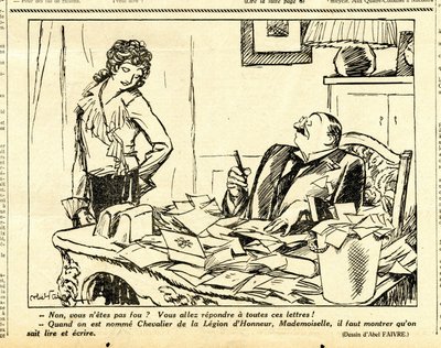 Candide, Satirique en N & B - Jules Abel Faivre