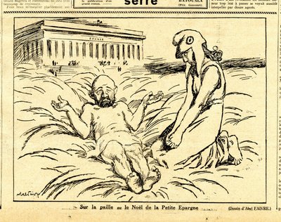 Candide, satirique en N & B - Jules Abel Faivre