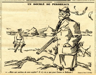 Candide, satirique en N & B - Jules Abel Faivre