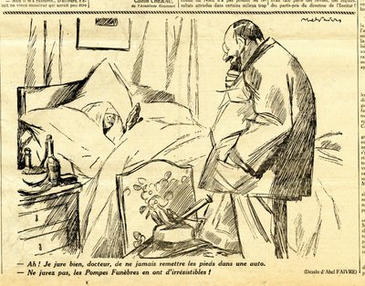 Candide, satirique en N & B - Jules Abel Faivre
