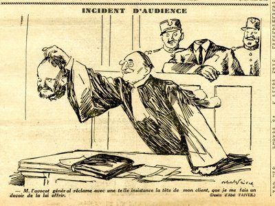 Candide, satirique en N & B - Jules Abel Faivre