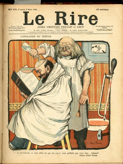 Couverture de Le Rire, numéro 278, Satirique en Couleurs - Jules Abel Faivre