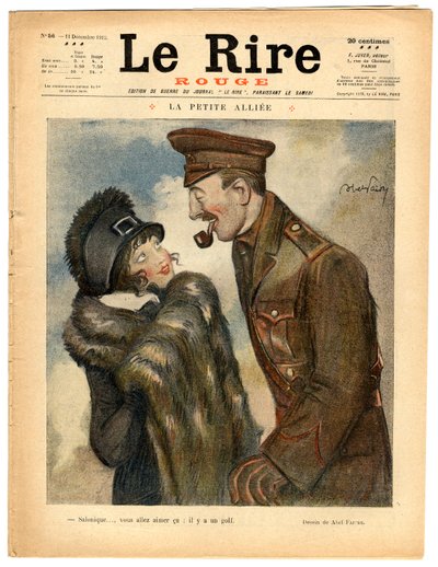 Couverture de "Le Rire Rouge", Satirique en Couleurs - Jules Abel Faivre