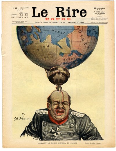 Couverture de "Le Rire Rouge", Satirique en Couleurs - Jules Abel Faivre