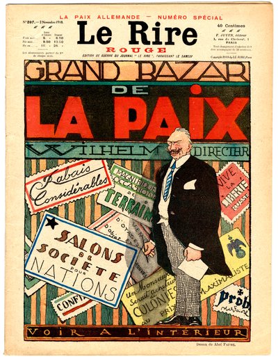 Couverture de "Le Rire Rouge", Satirique en Couleurs - Jules Abel Faivre