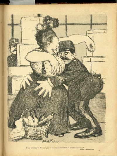 Illustration par Abel Faivre dans Le Rire - Jules Abel Faivre