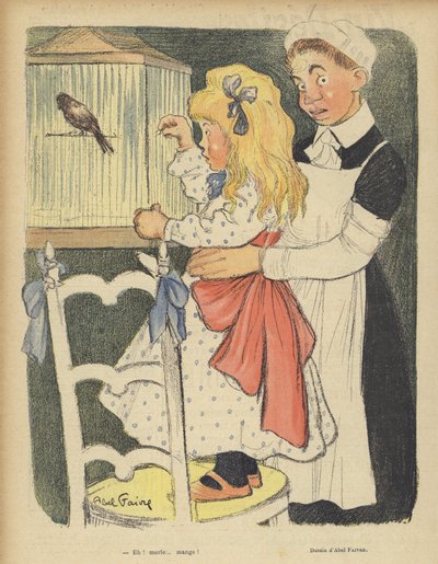 Illustration pour Le Rire - Jules Abel Faivre