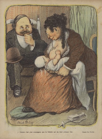 Illustration pour Le Rire - Jules Abel Faivre